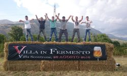 BRUSCO E BIRRA A FIUMI, TORNA VILLA IN FERMENTO A SCONTRONE